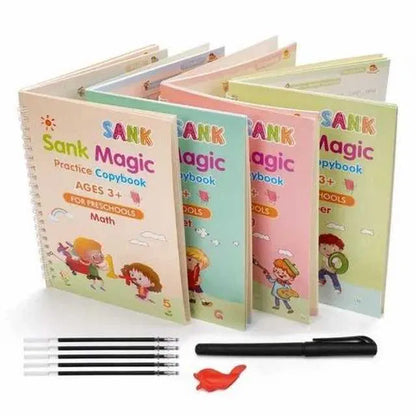 Magic Practice Workbook (4 Book + 10 Refill)